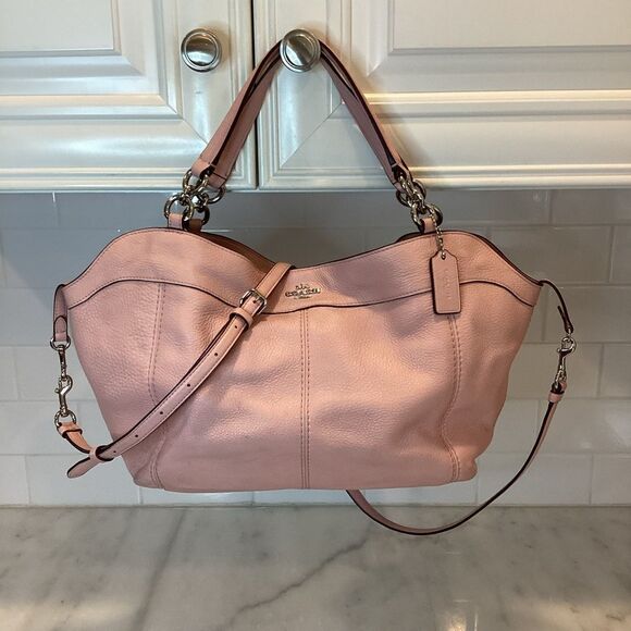 Coach Lexy Convertible Pebbled Leather Shoulder Bag EUC - Picture 1 of 13